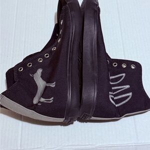 Inkkas Black Textile BADass high top Sneakers size 8 men’s 10 women’s